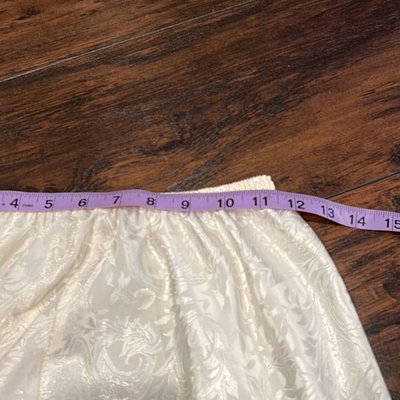 VTG Deena Cottagecore Silky Lace 2 pc set size M lace detail on both pieces EUC - Picture 11 of 14